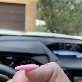 Pro SNS Nails - You can't see all of the lumps but it's worse in person - Nail Salons Near Me - Cincinnati, Ohio