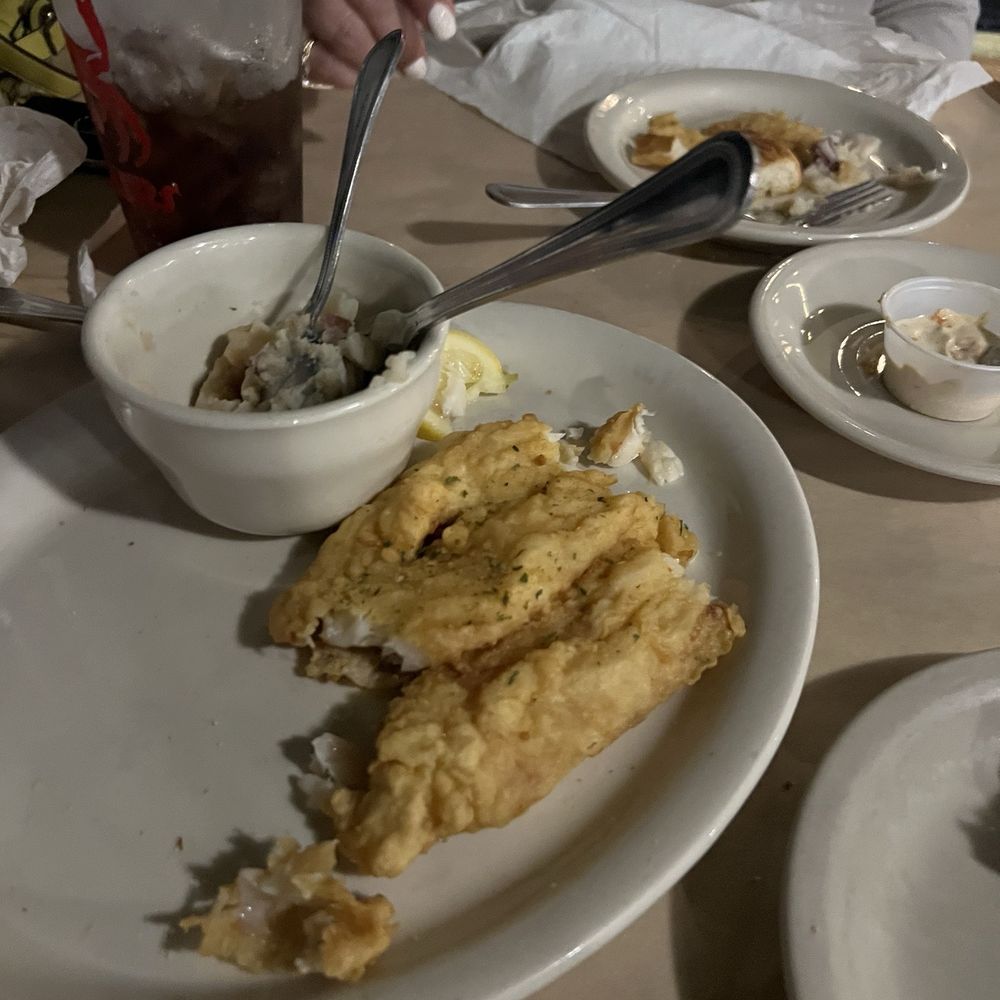 Pinchers - Bland fish, big mistake. FRIED CALAMARI FAMOUS FISH & CHIPS - Seafood Near Me - Naples, Florida Pinchers - Bland fish, big mistake. FRIED CALAMARI FAMOUS FISH & CHIPS - Seafood Near Me - Naples, Florida