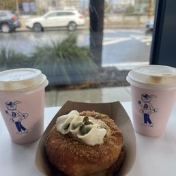 Pumpkin cheesecake donut Pumpkin cheesecake donut