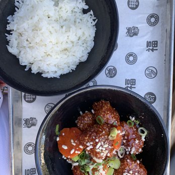1-800-Lucky - Breaded sesame chicken and white rice - Asian Fusion Near Me - Miami, Florida 1-800-Lucky - Breaded sesame chicken and white rice - Asian Fusion Near Me - Miami, Florida
