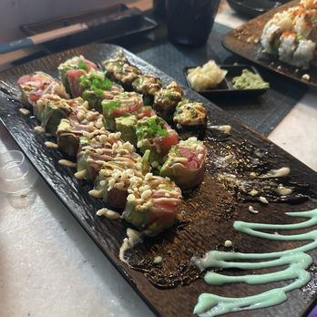 BluWave Sushi - Fire cracker, crystal addiction, tsunami, scallop bomb. - Sushi Bars Near Me - Tampa, Florida BluWave Sushi - Fire cracker, crystal addiction, tsunami, scallop bomb. - Sushi Bars Near Me - Tampa, Florida