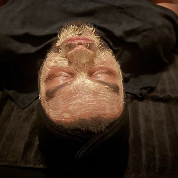 Face by Cate - Hydration time! A soothing mask for this gentleman's dry skin. - Estheticians Near Me - Maricopa, Arizona