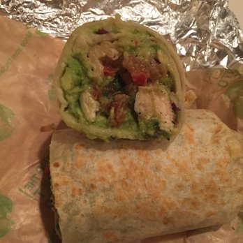 Baja Fresh - Baja Chicken Burrito - Mexican Near Me - Folsom, California