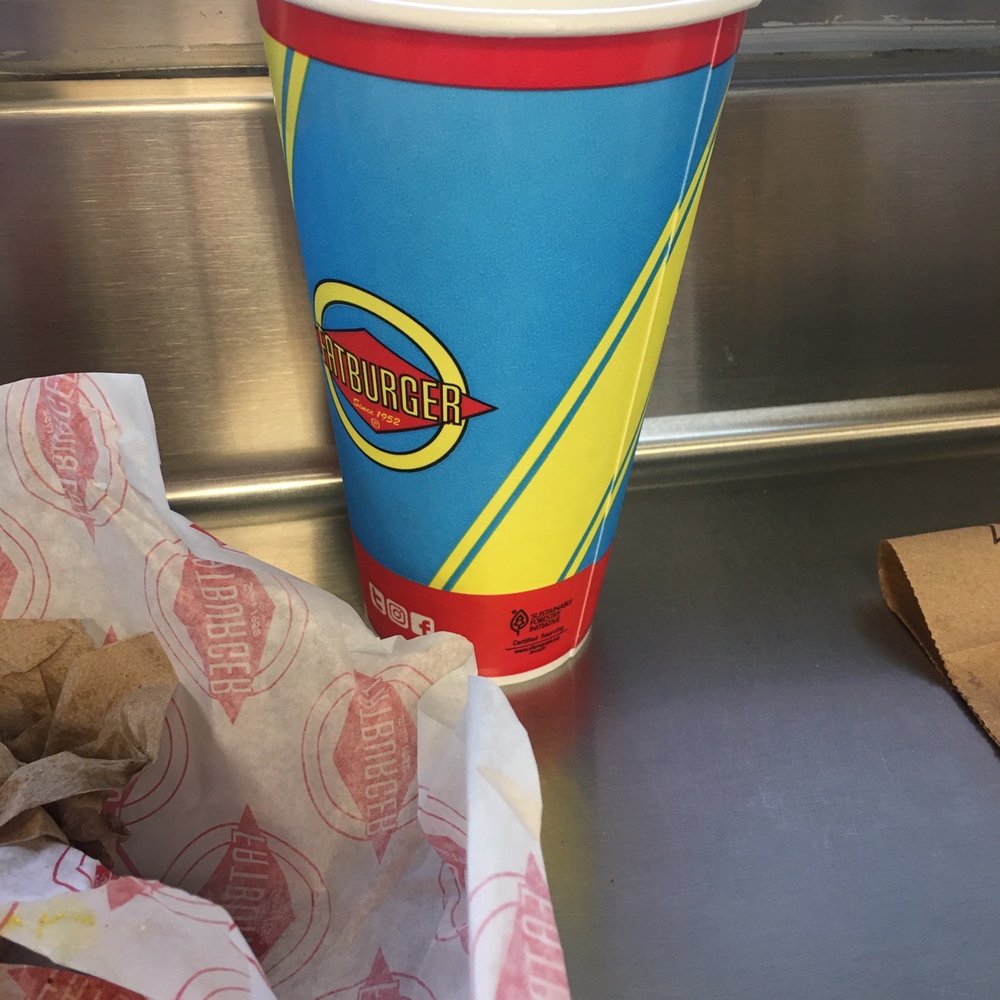 Fatburger - " Supersize" Ice water - Burgers Near Me - Los Angeles, California