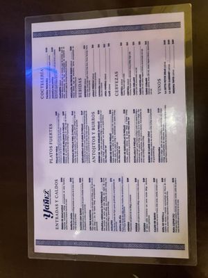 Menu photo 1 Cenaduria Yañez Hermosillo, SON