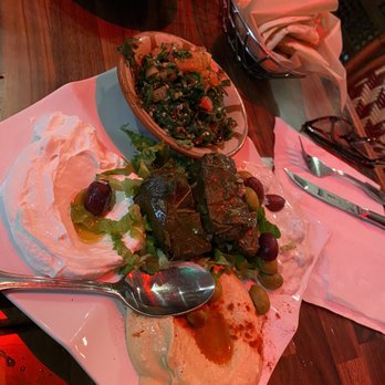 Open Sesame - $24 MEZZA SAMPLER Vegetarian grape leaves, olives, hummus, tabouleh, labne, yogurt dip - Mediterranean Near Me - Long Beach, California Open Sesame - $24 MEZZA SAMPLER Vegetarian grape leaves, olives, hummus, tabouleh, labne, yogurt dip - Mediterranean Near Me - Long Beach, California