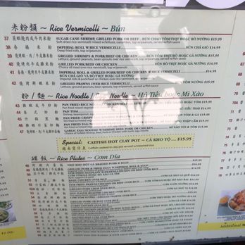 Saigon City - Menu - Vietnamese Near Me - San Mateo, California