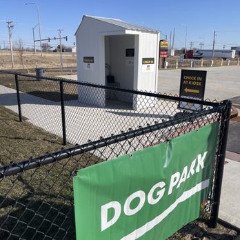 Love's Travel Stop - a dog park sign - Gas Stations Near Me - Morris, Illinois