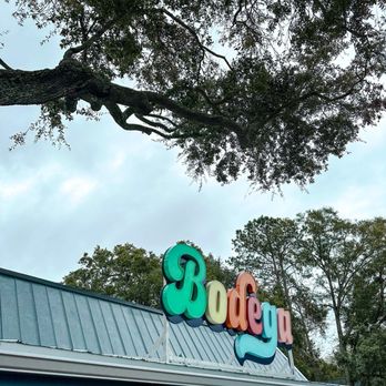 Bodega - the front of a restaurant with a sign that says bodega - Coffee & Tea Near Me - Mount Pleasant, South Carolina