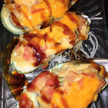 One Piece Sushi - Dancing Giant mussels - Japanese Near Me - Millbrae, California One Piece Sushi - Dancing Giant mussels - Japanese Near Me - Millbrae, California
