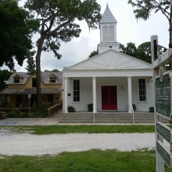 The Historical Society - Church and Bidwell House (now home to the Historical Society).
