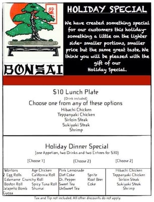 Menu photo 4 Bonsai II Clinton, MS