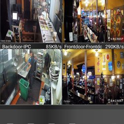 Dan Rubin Consulting - Security camera system viewed on mobile.
