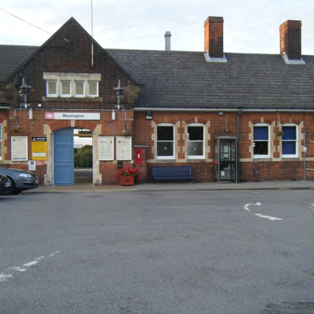Manningtree Rail Station - The station, from the parking area - Train Stations Near Me - Manningtree, ESS