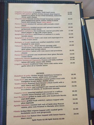 Menu photo 1 Casa di Amici Restaurant West Vancouver, BC Menu photo 1 Casa di Amici Restaurant West Vancouver, BC
