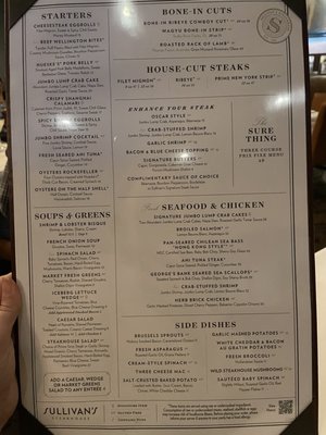 Menu photo 4 Sullivan's Steakhouse Anchorage, AK
