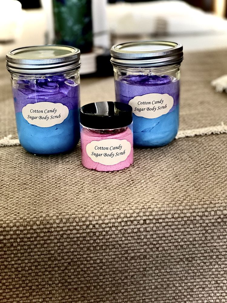 Cotton Candy Sugar Scrubs Logo