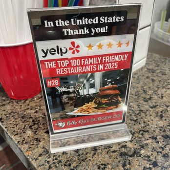 Billy Roys Burger - Yelp award - Burgers Near Me - Fremont, California