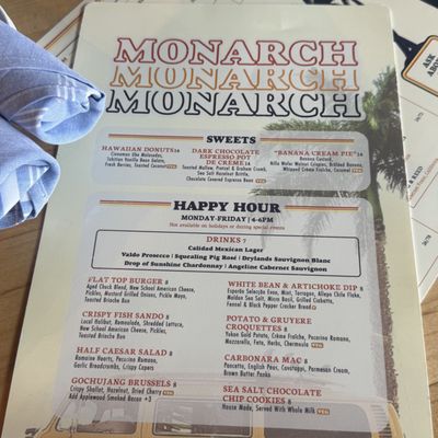 Menu photo 2 Monarch Ocean Pub Del Mar, CA Menu photo 2 Monarch Ocean Pub Del Mar, CA