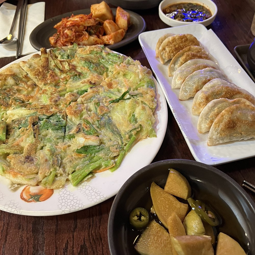 Tosokchon - Haemul pajeon and fried mandoo - Korean Near Me - Annandale, Virginia