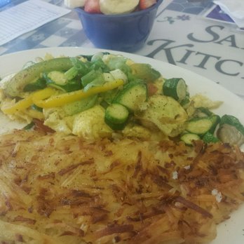 Sara's Kitchen - Hash Browns with veggie omlette - American Near Me - Santa Clara, California Sara's Kitchen - Hash Browns with veggie omlette - American Near Me - Santa Clara, California