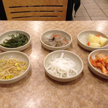 Ka Chi Korean Restaurant - Very delicious complimentary Koran salads and pickles. - Korean Near Me - Toronto, Ontario Ka Chi Korean Restaurant - Very delicious complimentary Koran salads and pickles. - Korean Near Me - Toronto, Ontario