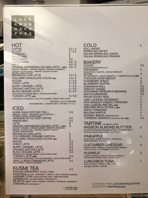 Menu photo 8 LACKAWANNA COFFEE Jersey City, NJ