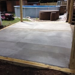 All Aspect Chimney - Concrete pad poor and frame in East Hartford Connecticut