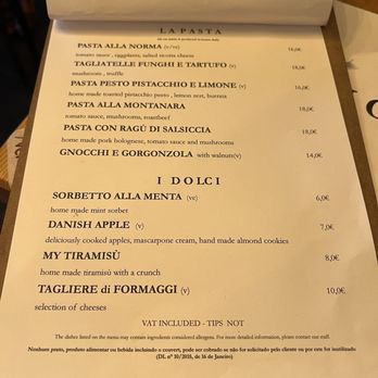 Ciuccio - Menu - Italian Near Me - Lagos, 08