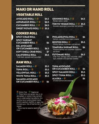 Menu photo 2 Tokyo Parma Heights, OH