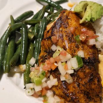 Glacier BrewHouse - Rock fish, blackened - I'd trade some of the heat for a few grains of salt - American Near Me - Anchorage, Alaska Glacier BrewHouse - Rock fish, blackened - I'd trade some of the heat for a few grains of salt - American Near Me - Anchorage, Alaska