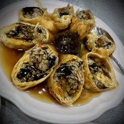 東方小衹園 - Enoki Mushroom & Black Moss with Yuba