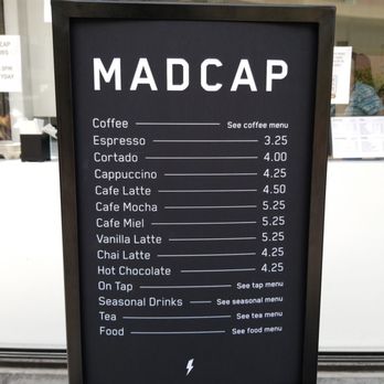 Madcap Coffee - Menu - Coffee Roasteries Near Me - Detroit, Michigan