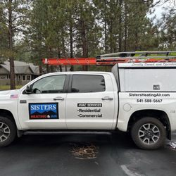 Sisters Heating & Air - Company truck