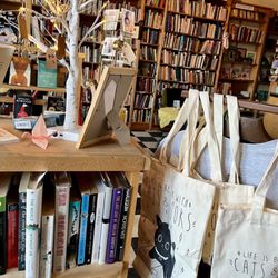 Black Cat Books & Coffee - Lots of books to browse.
