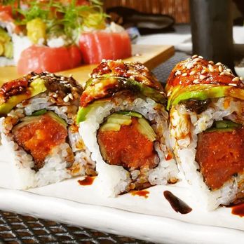 Sushi Cafe - Komodo dragon roll - Japanese Near Me - Renton, Washington Sushi Cafe - Komodo dragon roll - Japanese Near Me - Renton, Washington