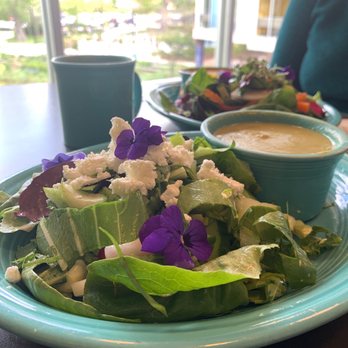 Seeds Library Cafe - Asparagus soup with bok choy & radish salad - Cafes Near Me - Boulder, Colorado