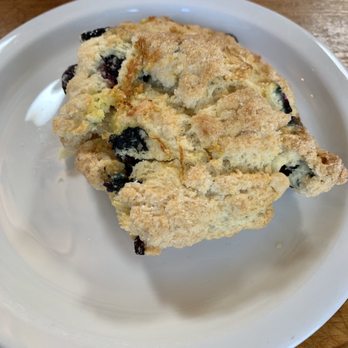 Sam's Log Cabin - Blueberry lemon scone - Breakfast & Brunch Near Me - Albany, California Sam's Log Cabin - Blueberry lemon scone - Breakfast & Brunch Near Me - Albany, California