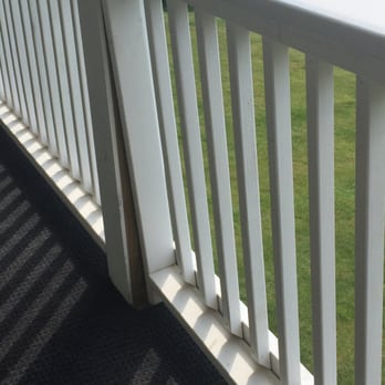 The Beach Inn - Broken balcony railing. - Hotels Near Me - Munising, Michigan The Beach Inn - Broken balcony railing. - Hotels Near Me - Munising, Michigan