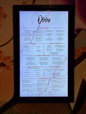 Menu photo 2 Ossu Asian Tavern Atlantic City, NJ