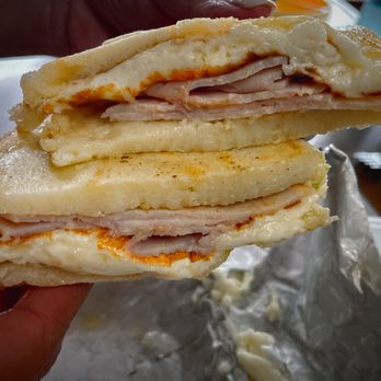 Don Tequeño y Doña Arepa - Ham and Cheese - Venezuelan Near Me - Boston, Massachusetts