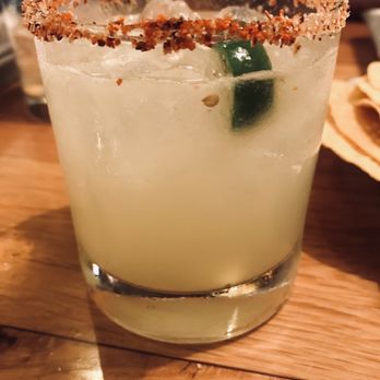 bartaco - Spicy Margarita with a red salt rim. - Mexican Near Me - Atlanta, Georgia