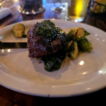Crosstown Pub & Grill - Chimichurri steak with brussel sprouts - New American Near Me - Cary, North Carolina
