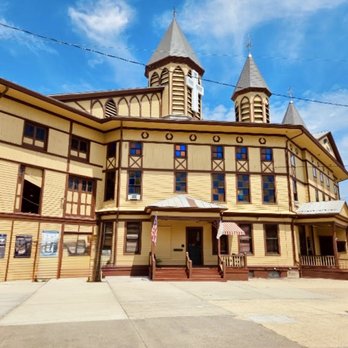 Ocean Grove Beach - The Great Auditorium - 1894 wooden worship landmark - Beaches Near Me