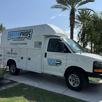 Water Pros Plumbing - Water Pros Plumbing van - Plumbing Near Me - Gilbert, Arizona Water Pros Plumbing - Water Pros Plumbing van - Plumbing Near Me - Gilbert, Arizona