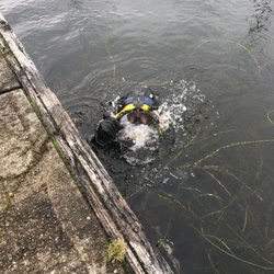Adding and replacing flotation under walkway