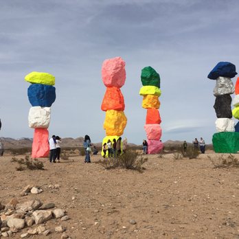 Seven Magic Mountains - Public Art Near Me - Las Vegas, Nevada
