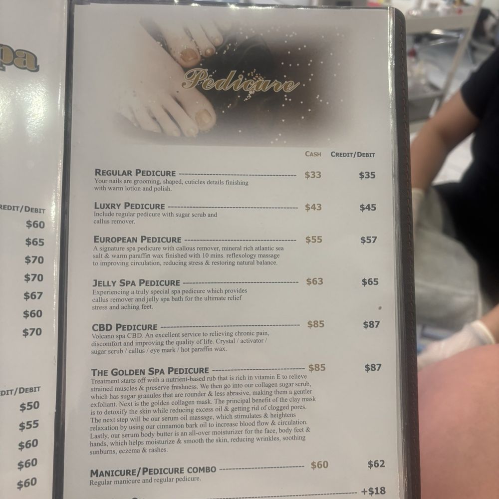LV's Nails And Spa - Pedicure prices  Cash vs card - Nail Salons Near Me - San Diego, California