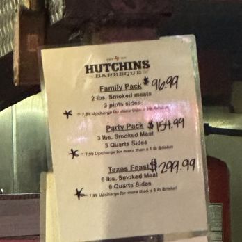 Hutchins BBQ - Barbeque Near Me - Frisco, Texas