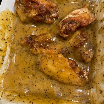 Buffalo Wild Wings - Sauce just poured over chicken - Chicken Wings Near Me - Tracy, California